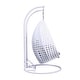 preview thumbnail 46 of 69, LeisureMod Chair Cover for 2-Person Hanging Egg Swing - Or Full Outdoor Wicker Patio Swing Lounger Chair with Stand & Cushions