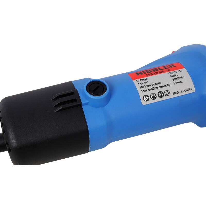 Electric Sheet Metal Nibbler 16 Gauge Precision Metal Cutting Tool,360° Rotation Electric Cutter