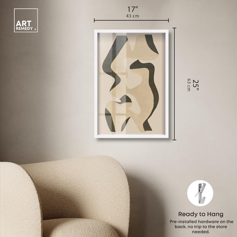 Shapes of Sage I Shadowbox by Art Remedy
