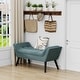 preview thumbnail 17 of 17, Andeworld end of bed bench Entryway Bench Modern Fabric Footstool for Hallway with Wooden Legs