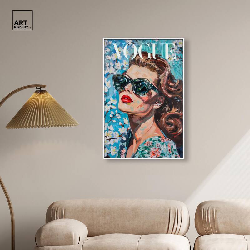 Autumn Blossom Icon Canvas by Art Remedy