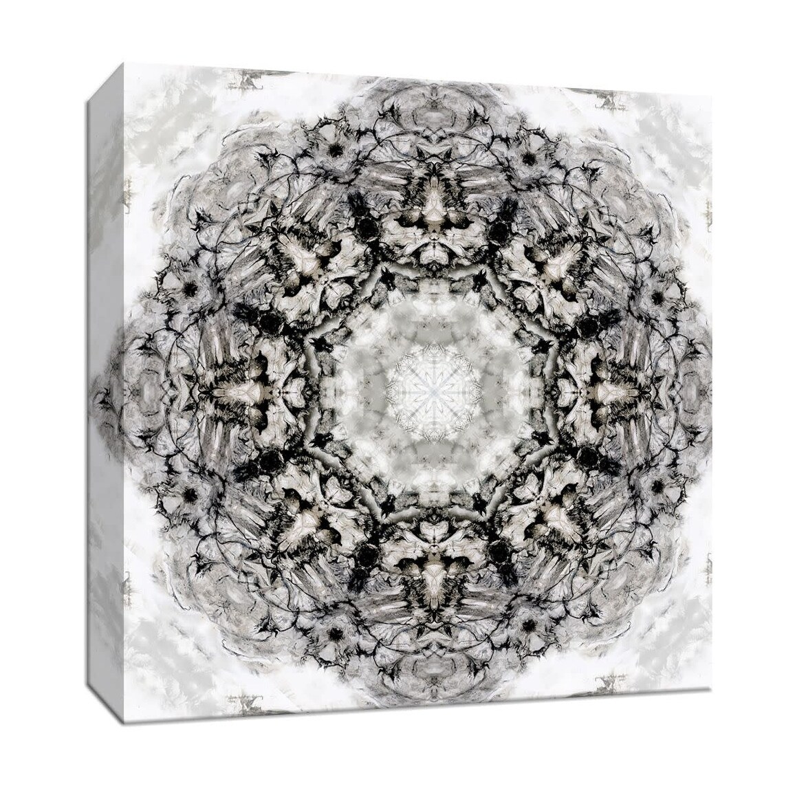 Shop Ptm Images 9 147854 Ptm Canvas Collection 12 X 12 Black White Kaleidoscope Ii Giclee Abstract Art Print On Canvas Free Shipping On Orders Over 45 Overstock 28100979