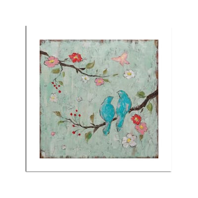 Love Birds I Fine Art Paper Print by Katy Frances - Multi