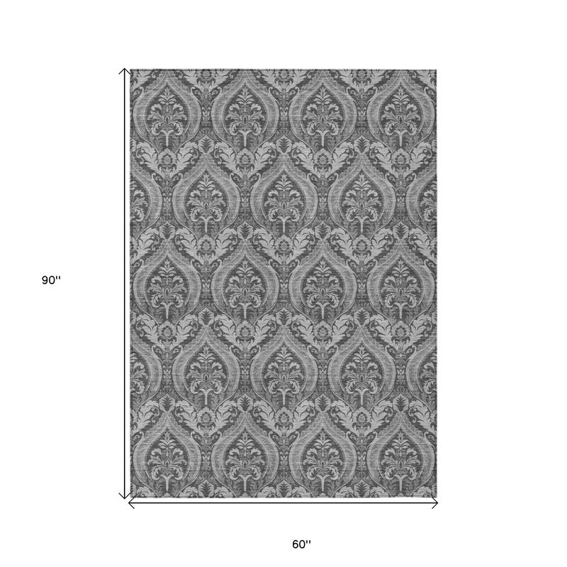 Pami Garden-Inspired Weather Resistant Versatile Elegance Outdoor Rug