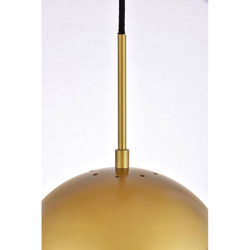 1-Light Frosted White Glass Pendant