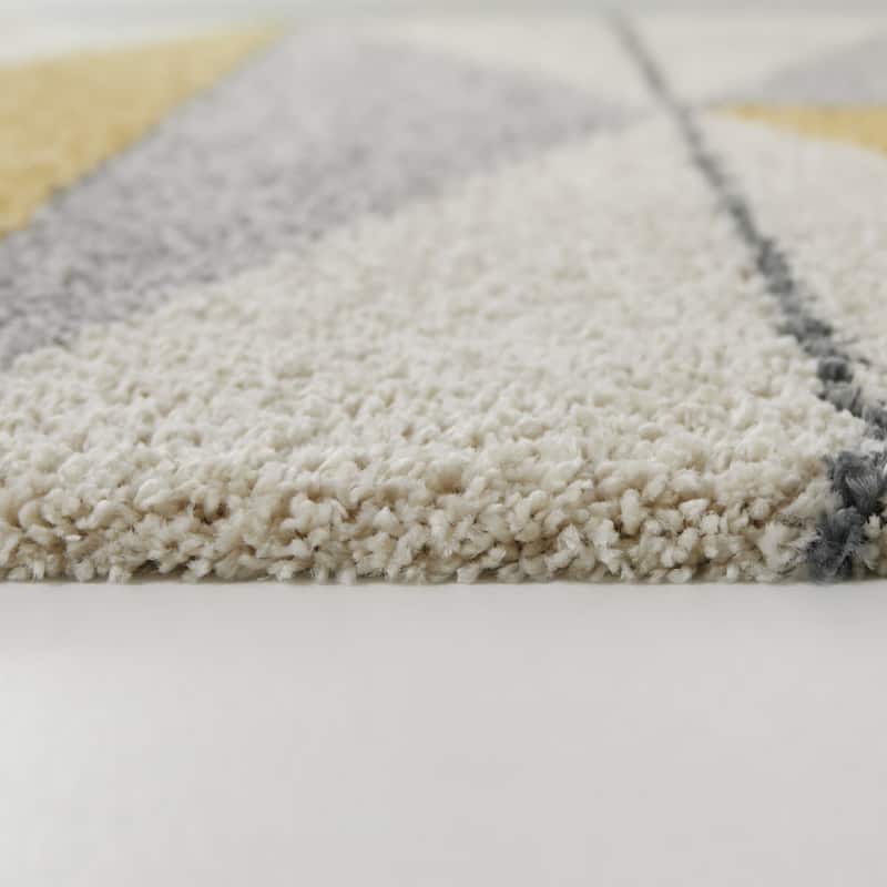 Balta Levine Modern Geometric Shag Area Rug