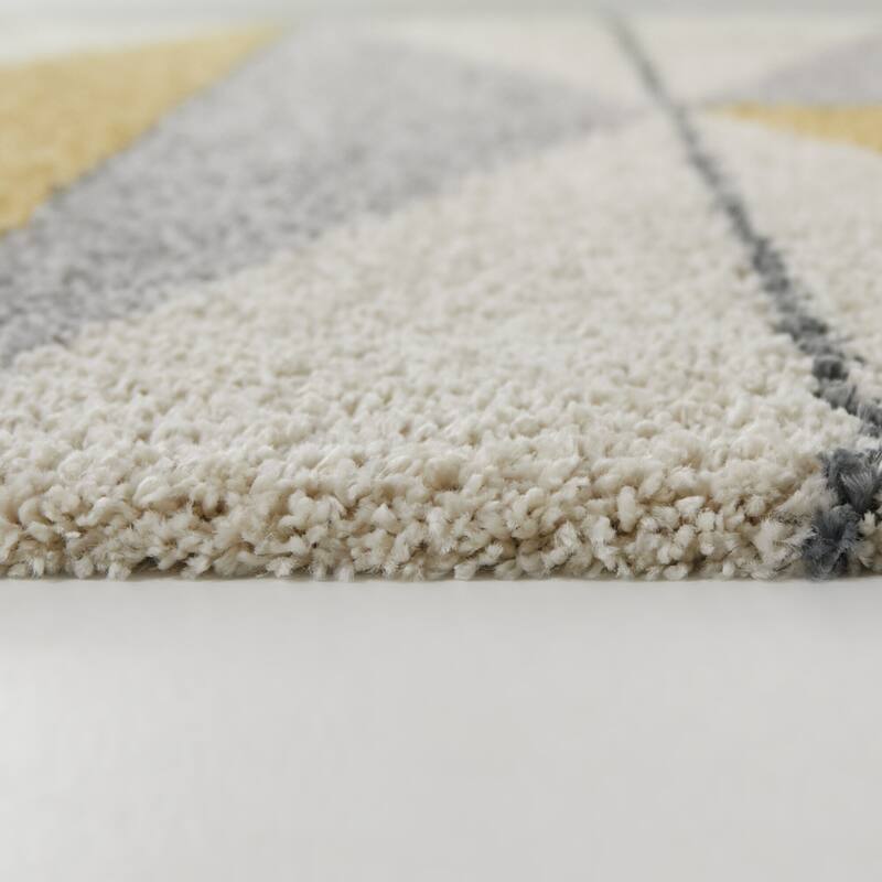 Balta Levine Modern Geometric Shag Area Rug