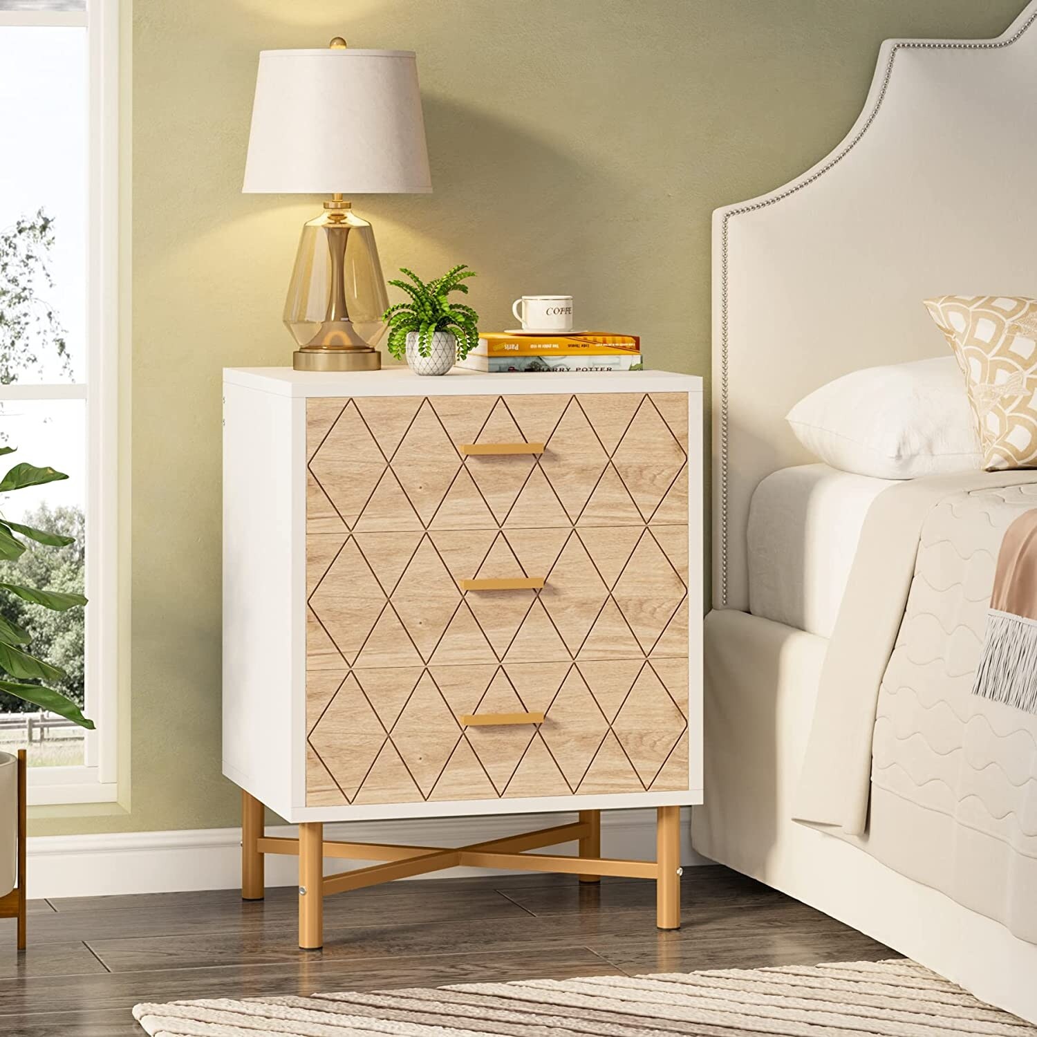 Geometric night stand cheap