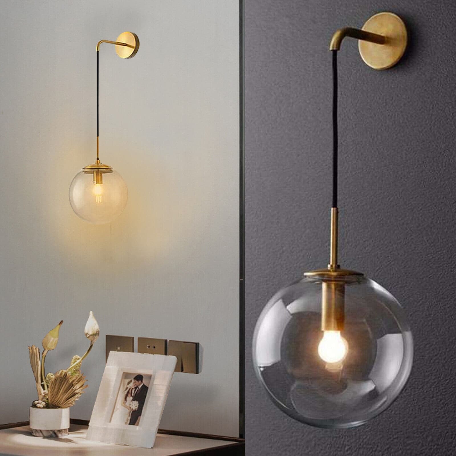 Hanging wall sconce light hotsell