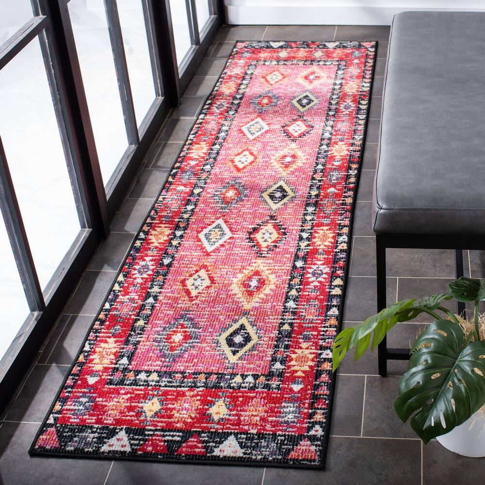 SAFAVIEH Montage Tiia Indoor/ Outdoor Waterproof Patio Backyard Rug
