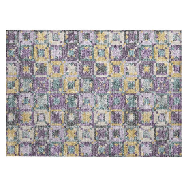 Machine Washable Indoor/ Outdoor Global Goddard Chantille Rug