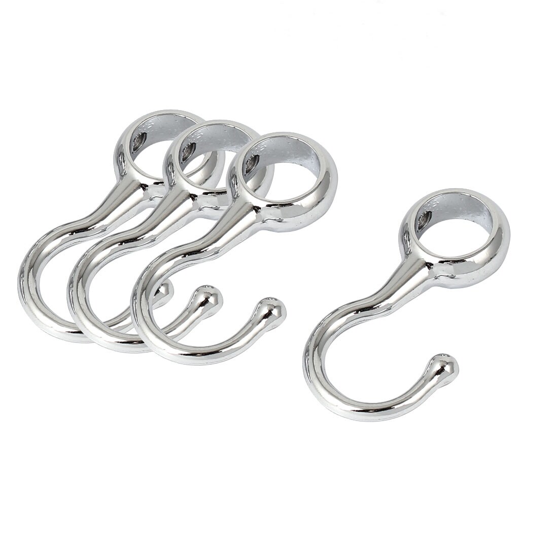Shop Wardrobe Cupboard Zinc Alloy Sliding Clothes Rail Hanger Hook