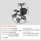 preview thumbnail 8 of 12, Folding Knee Scooter Leg Recovery Scooter for Broken Ankle Foot Injuries