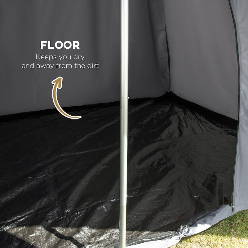 Large Outdoor Camping Tent Quick Setup Waterproof with Porch Area Portable - 15.5" x 15.5" x 8.5"