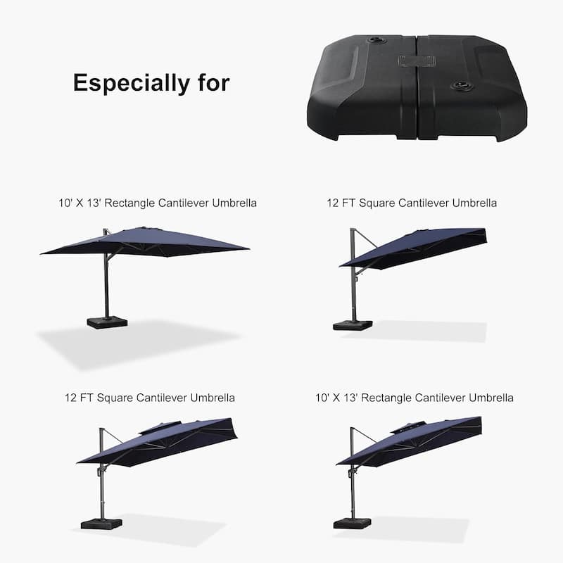 PURPLE LEAF 38.9" Outdoor Patio Umbrella Base