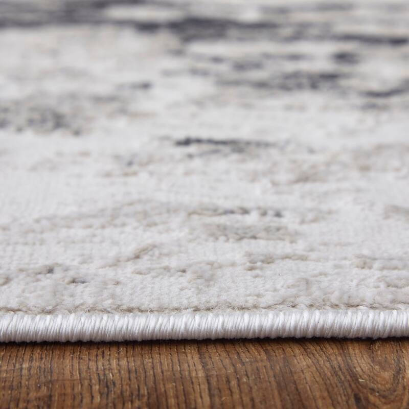 Grand Bazaar Alexander Machine Made Abstract Modern Area Rug