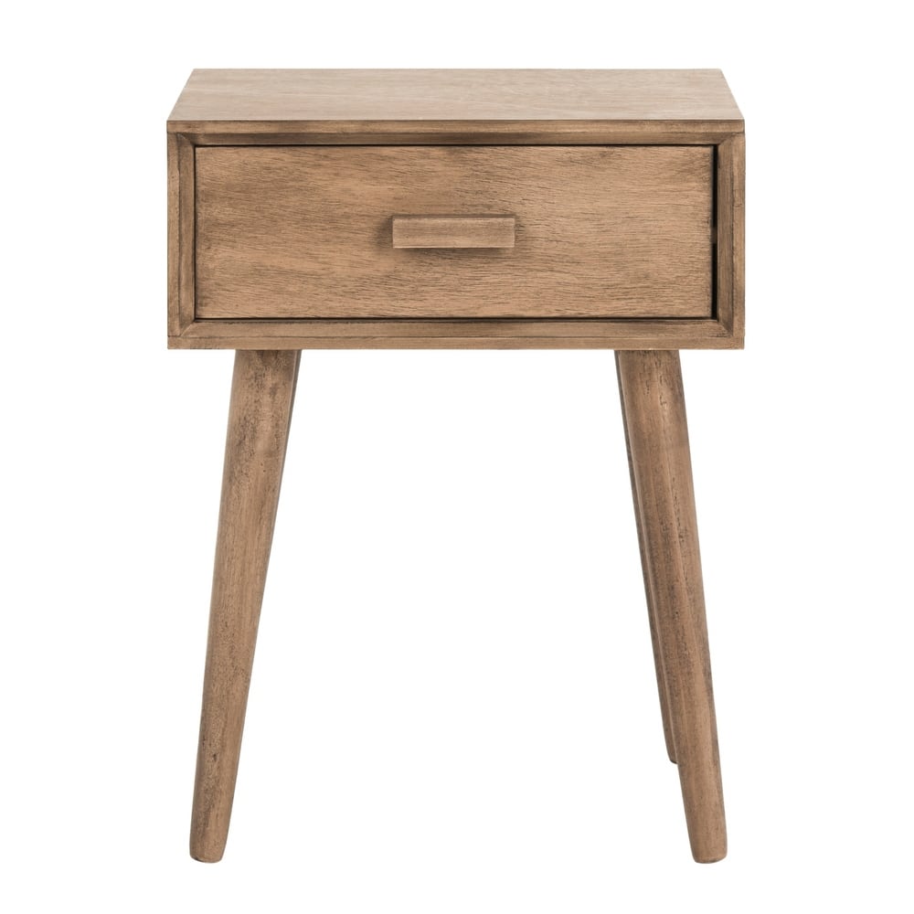 SAFAVIEH Fraida 1-Drawer Side Table - 15.8" x 11.8" x 20.8" - 16"W x 12"D x 21"H