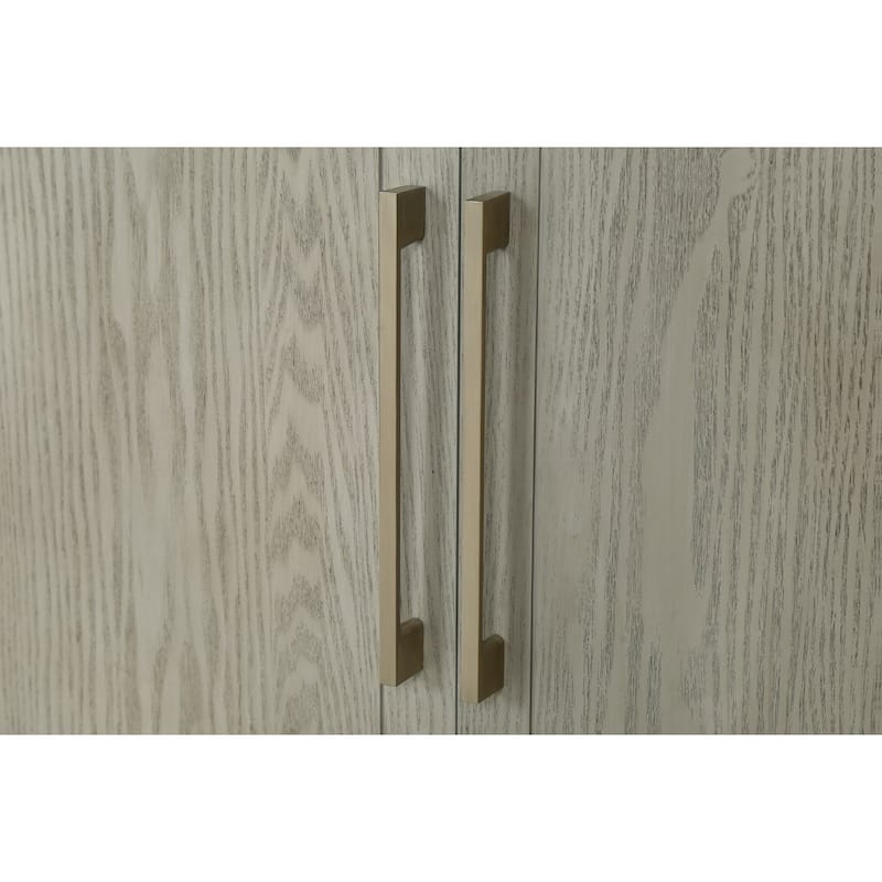 Four Door Storage Cabinet With Curved Countertop