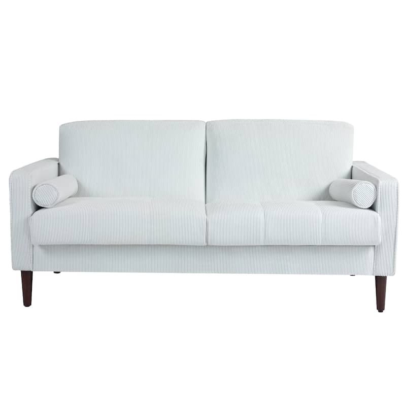 63.3"W Living Room Corduroy Loveseat Sofa