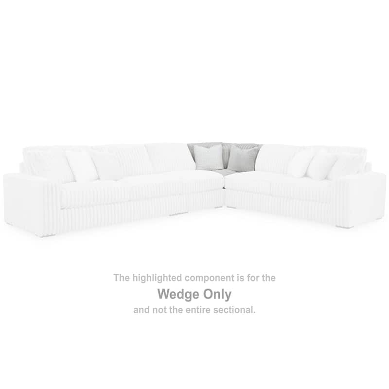Signature Design by Ashley Stupendous White 5-Piece Sectional - 134" W x 134" D x 41" H