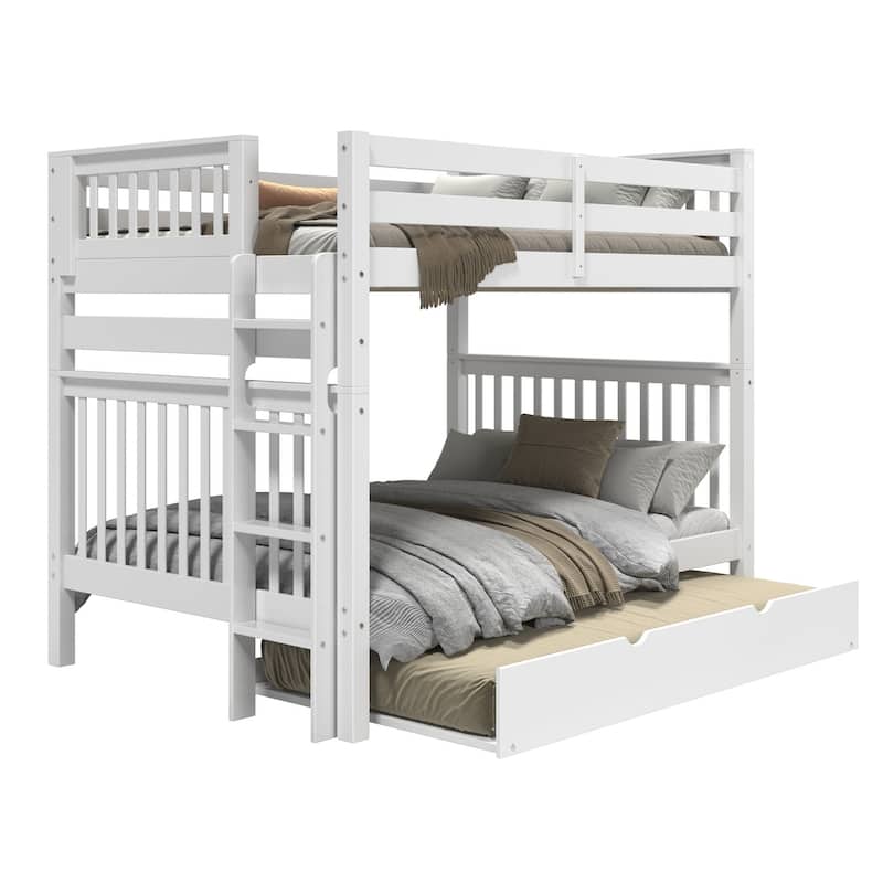 Taylor & Olive Trillium Full over Full Bunk Bed, Twin Trundle