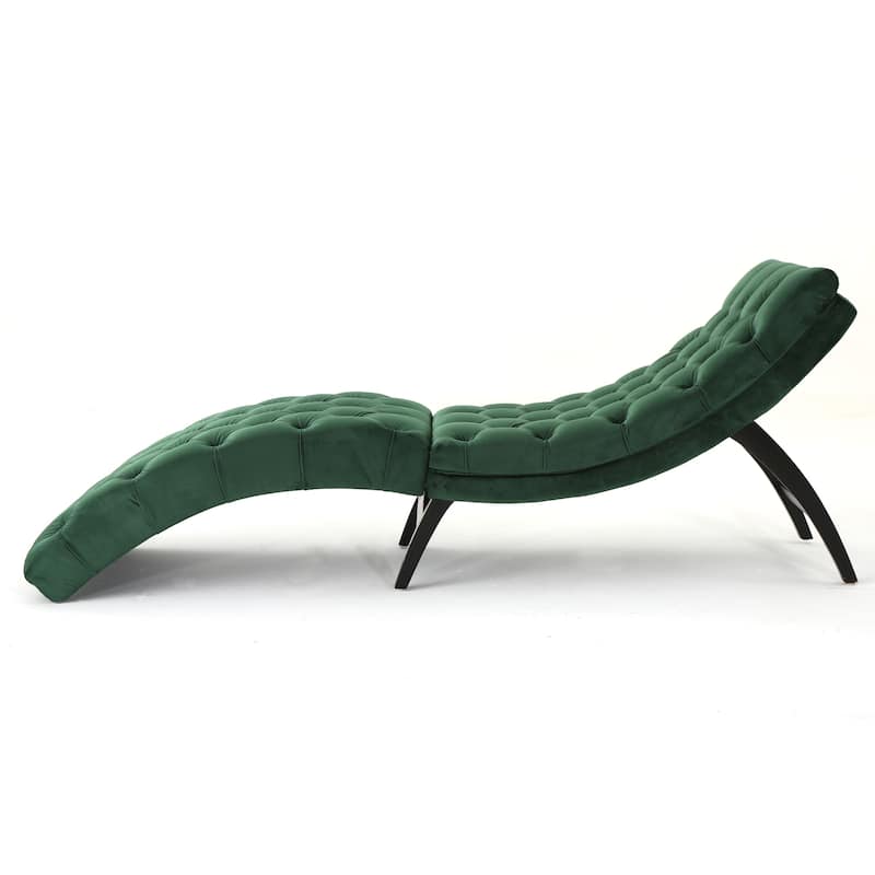 72.5" Button Tufted Chaise Lounge Chair