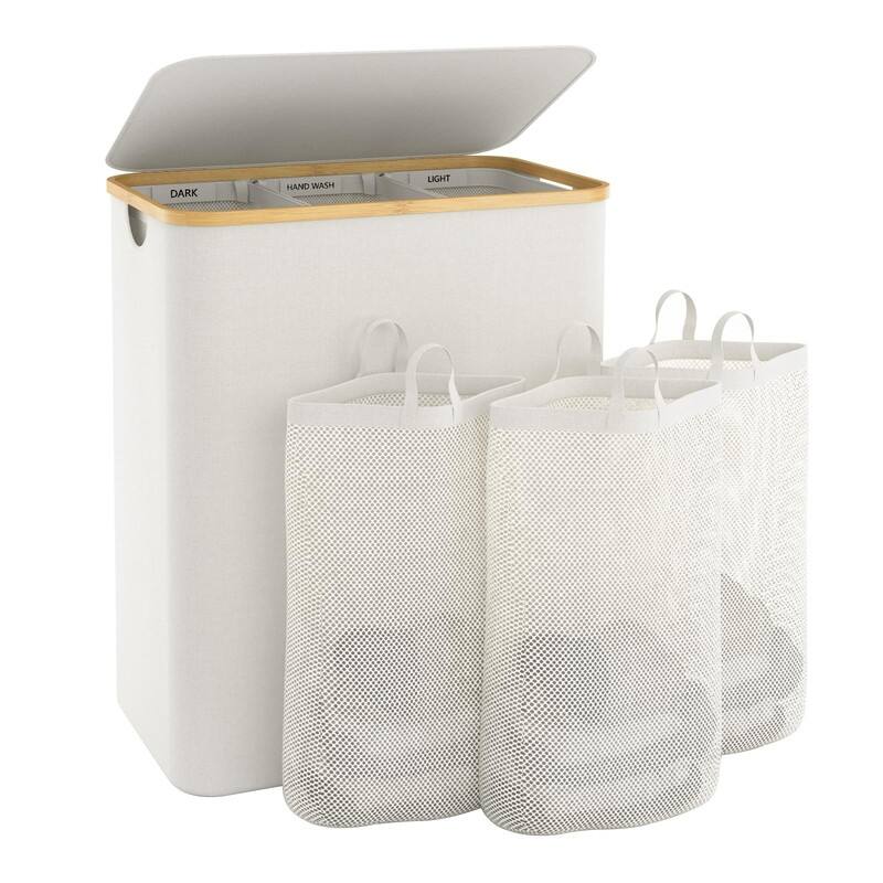 Hampers for Laundry Basket with Lid, Extra Large Laundry Hamper - Clear