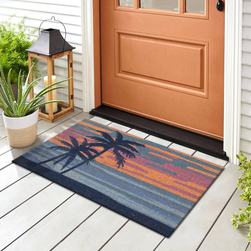 Liora Manne Natura Sunset Outdoor Mat - 1'6" x 2'6" - Multi