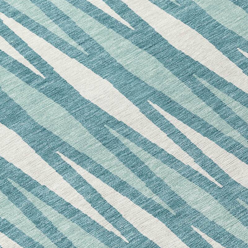 Machine Washable Indoor/ Outdoor Chantille Contemporary Mosaic Rug