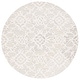 preview thumbnail 75 of 86, SAFAVIEH Handmade Blossom Linna Modern Floral Wool Rug 6' Round - Grey/Ivory - Round