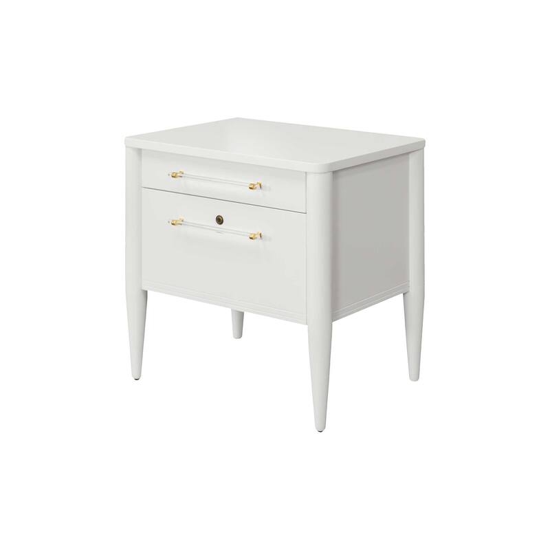 Contemporary Lateral File, Office Lateral File, Accent Lateral File, White - White - Letter