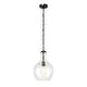 preview thumbnail 8 of 32, Verona 11" Wide Pendant with Glass Shade - 11" Wide