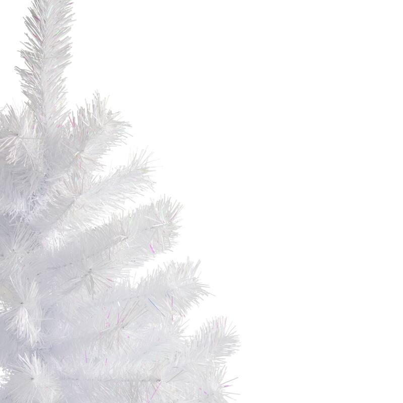 Full Icy White Spruce Artificial Christmas Tree - 4' - Unlit - 4 Foot