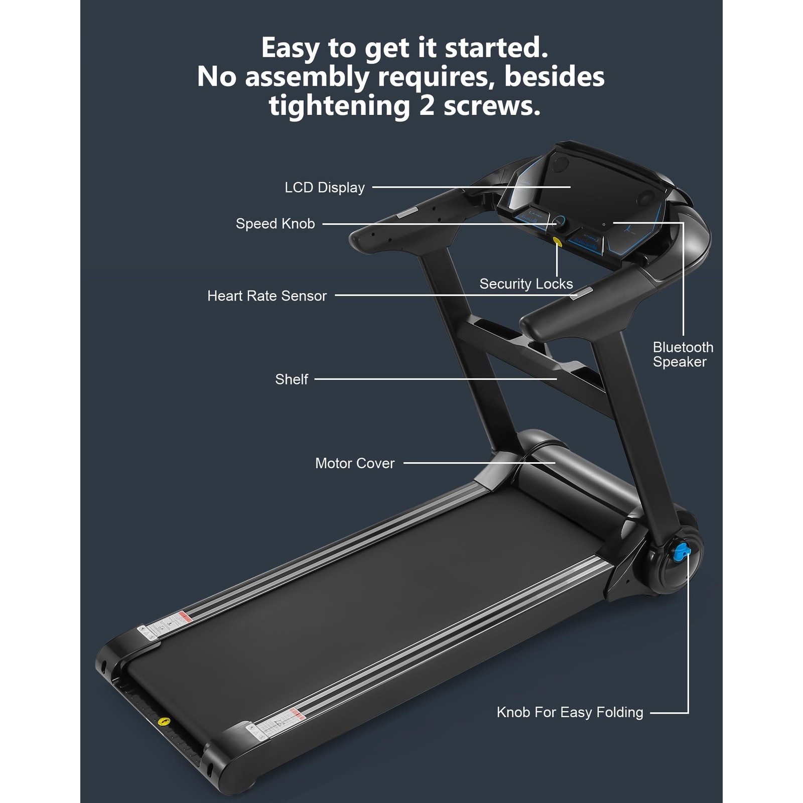 400 lb on sale capacity treadmill