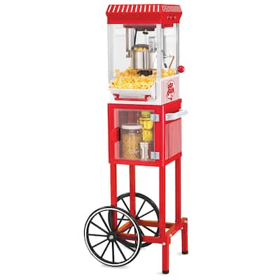 Nostalgia Vintage 2.5-Ounce Popcorn Cart - 45-Inches Tall
