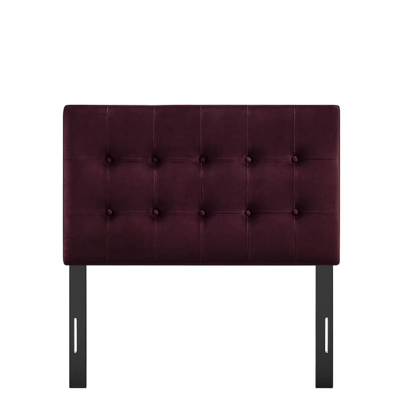 Emily Biscuit Tufted Performance Velvet Headboard