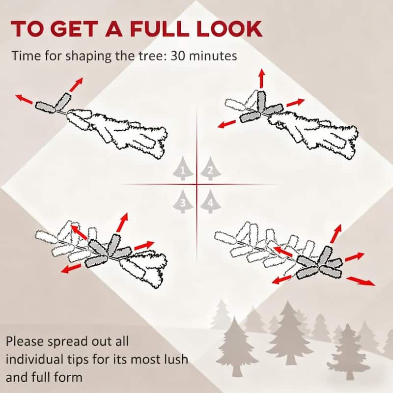 Slim Artificial Pencil Christmas Tree - Plastic Stand, Easy Setup - Black