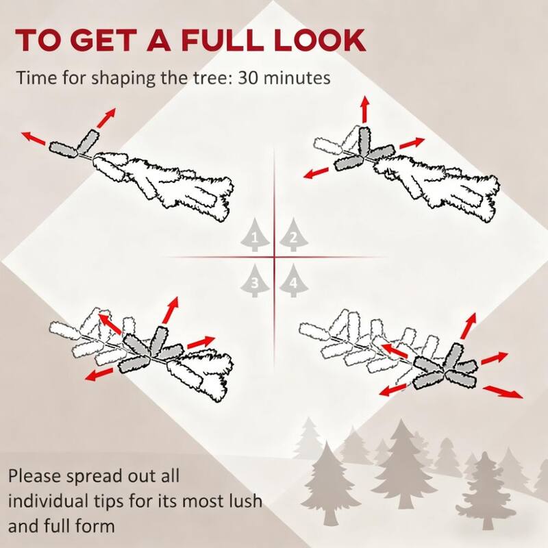 Slim Xmas Tree with Plastic Stand,5' Artificial Pencil Christmas Tree with Easy Setup - Black