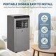 preview thumbnail 7 of 6, 8000 BTU 3-in-1 Portable Air Conditioner with Remote, Dehumidifier, Fan, Sleep Mode