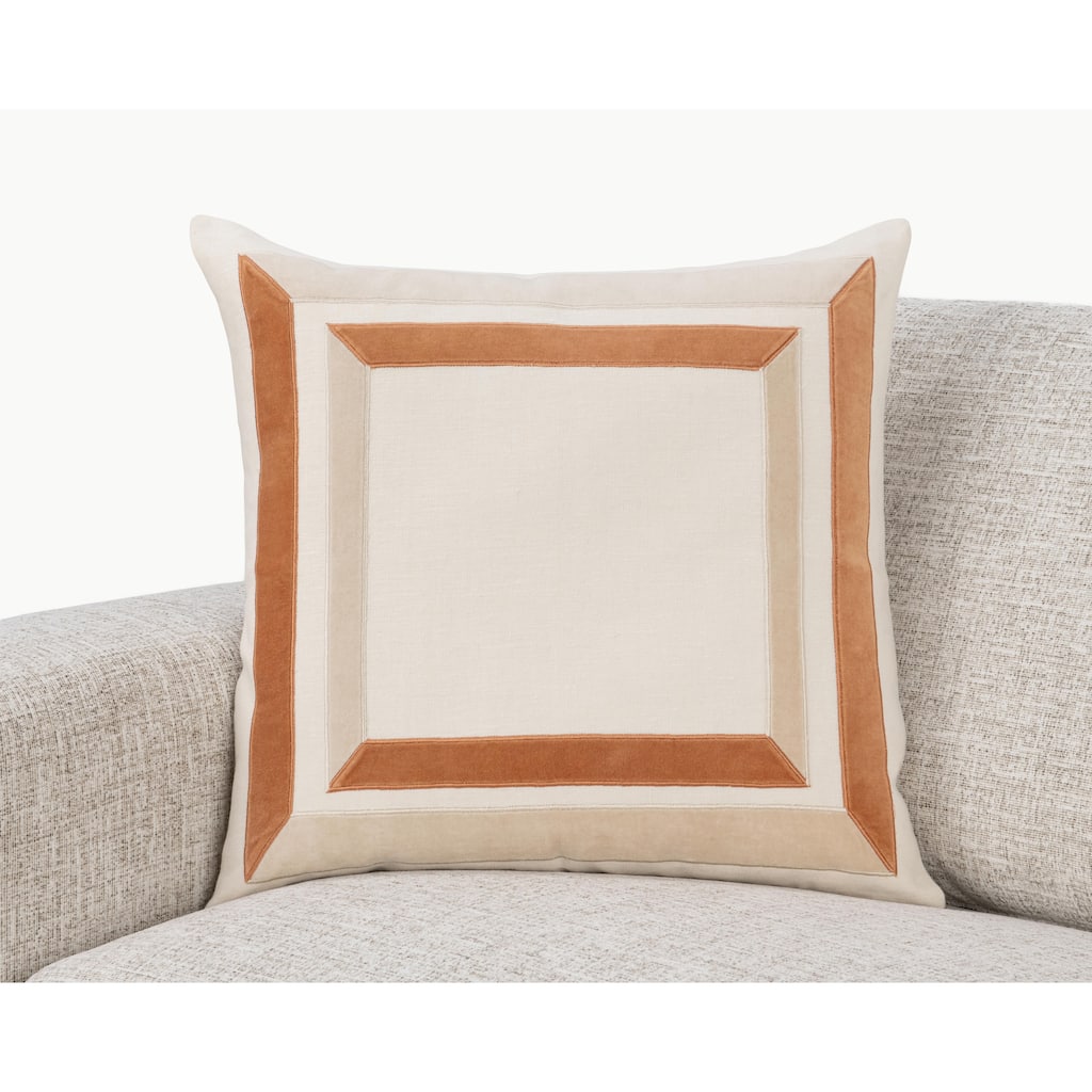 Villa by Classic Home Maybrook Linen Blend Throw Pillow