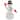 vidaXL Christmas Inflatable Snowman 8 ft