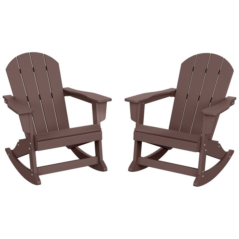 Laguna Hdpe All Weather Outdoor Patio Rocking Chair (Set of 2)