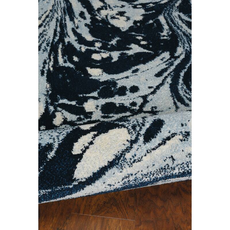KAS Watercolors Mid-Century Marble Rug