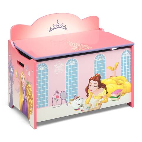 Princess Deluxe Toy Box by Delta Children, Greenguard Gold Certified