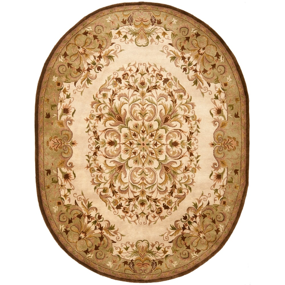 SAFAVIEH Handmade Heritage Hot Air Balloon Traditional Oriental Wool Rug