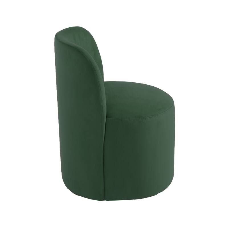 Modern Linen Upholstery Dining Chair Barrel Chair