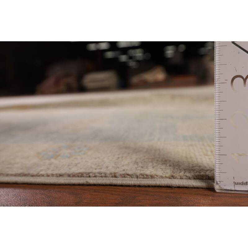 Vegetable Dye Oushak Oriental Large Area Rug Handmade Wool Carpet - 10'1" x 13'10"