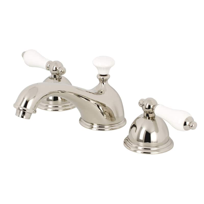 Kingston Brass Restoration 8 in. Widespread Bathroom Faucet - Polished Nickel