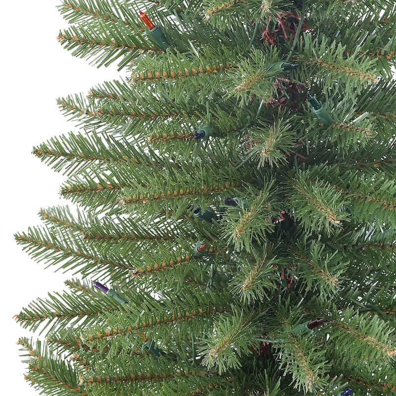 Puleo International 3 ft. Pre-Lit Artificial Fraser Fir Tree