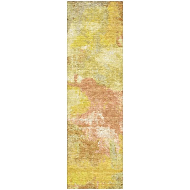 Premium Washable Super Soft Abstract Brushstrokes Mayfield Rug